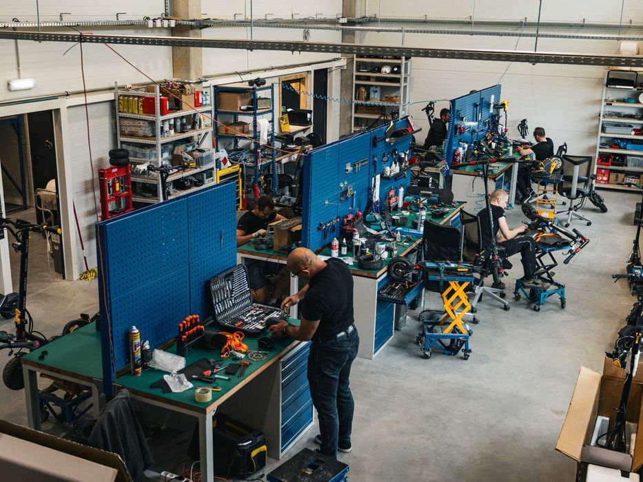 Piękny Rower elektryczny górski mtb męski damski 4ever bafang deore