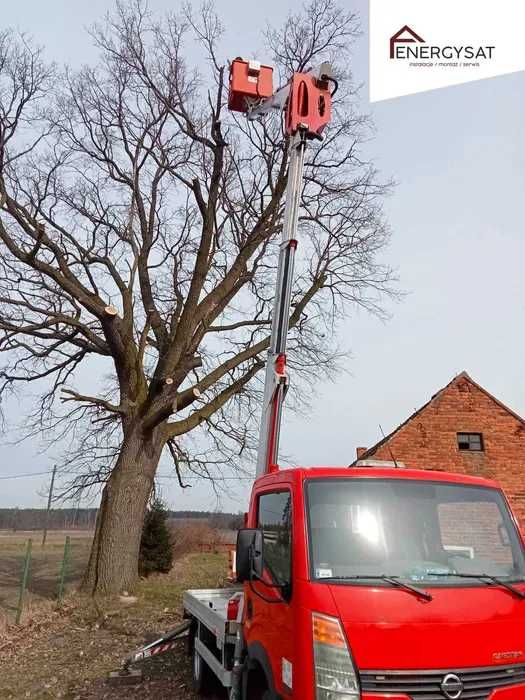 Usługi podnośnikiem koszowym 22m. Zwyżka podnośnik koszowy