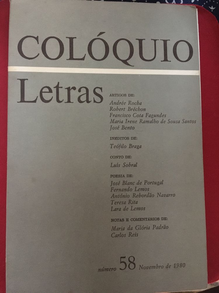 Revista Coloquio Letras ( numero 58)