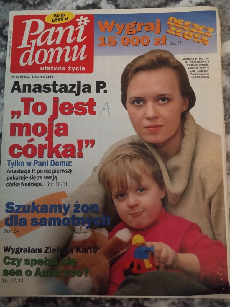 Archiwalne czasopismo, gazeta Pani domu nr 1 z 1995 r.