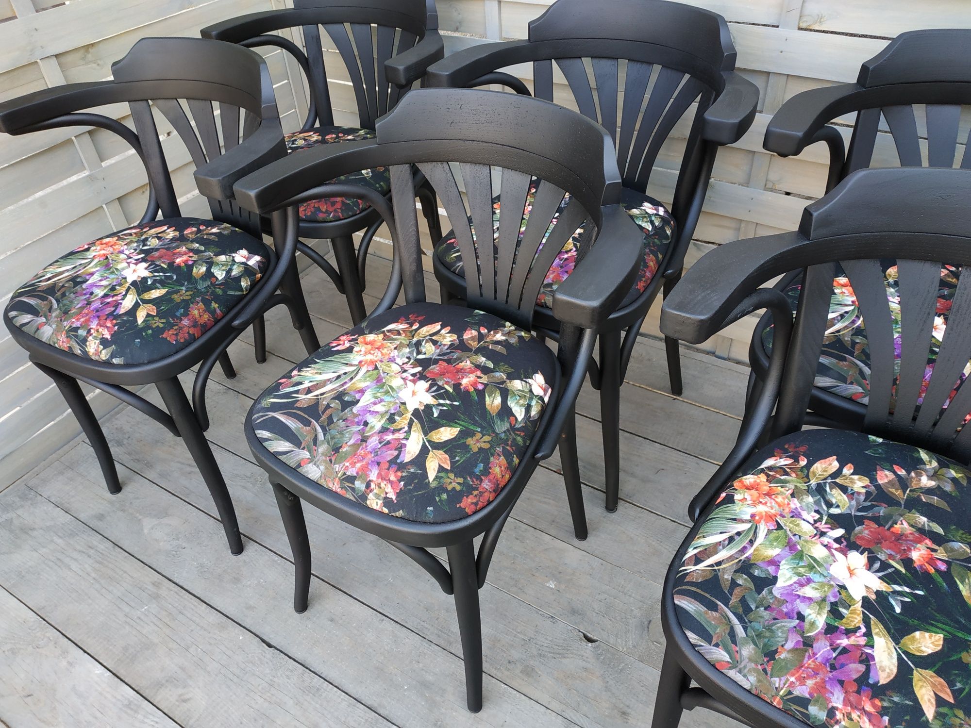 Krzesła czarne Thonet Vintage, LOFT 25szt.