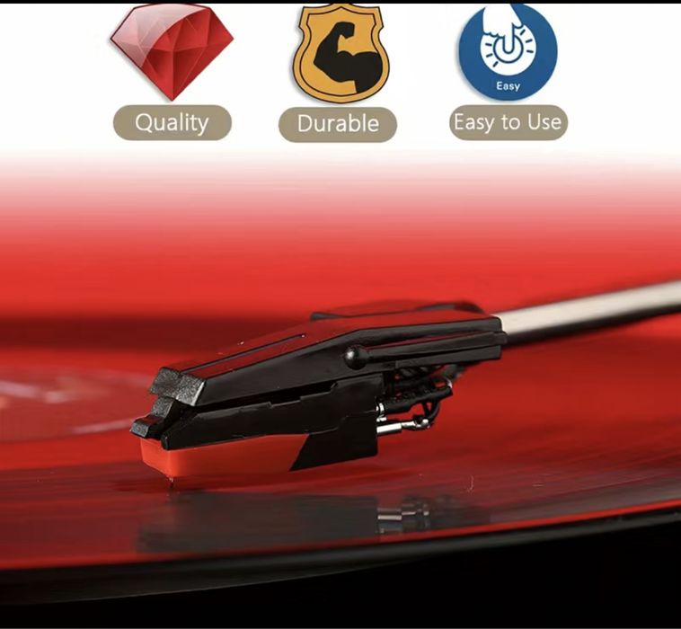 Agulha com cabeca (Nova) para gira discos