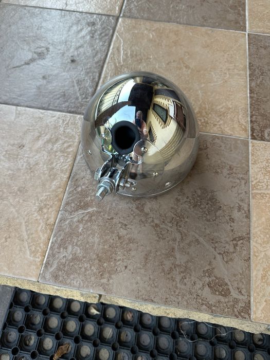 Фара хром на кастом, чоппер