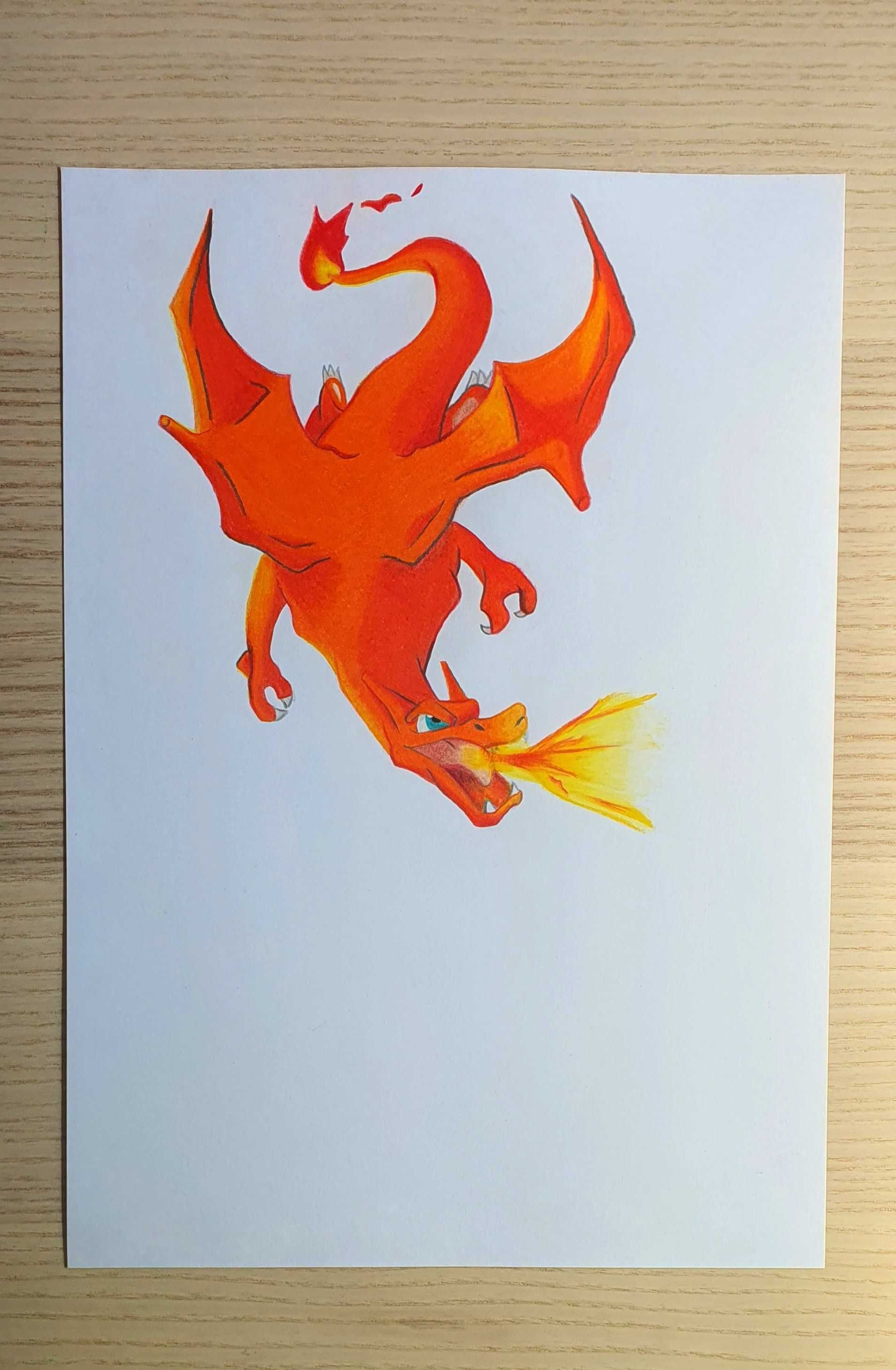 Desenho Pokémon - Charizard (Original & Digital)