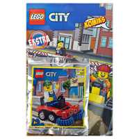 Lego City 3/2022 + Figurka + Zamiatarka
