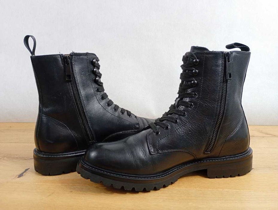 STEVE MADDEN KOMMBAT, trzewiki, skóra naturalna, rozmiar 41