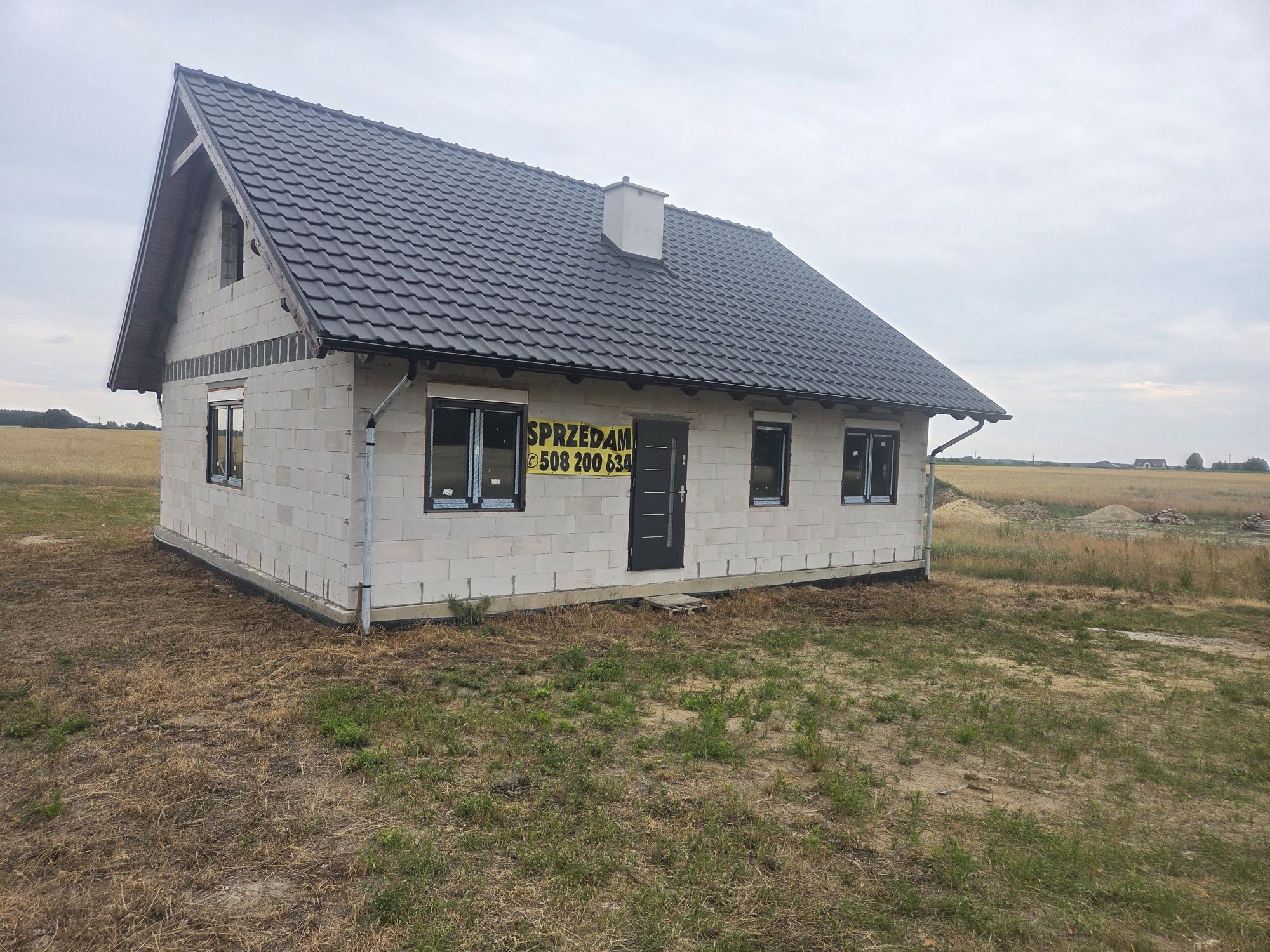 Dom Wągrowiec Sienno 92m2, działka 1000m2.