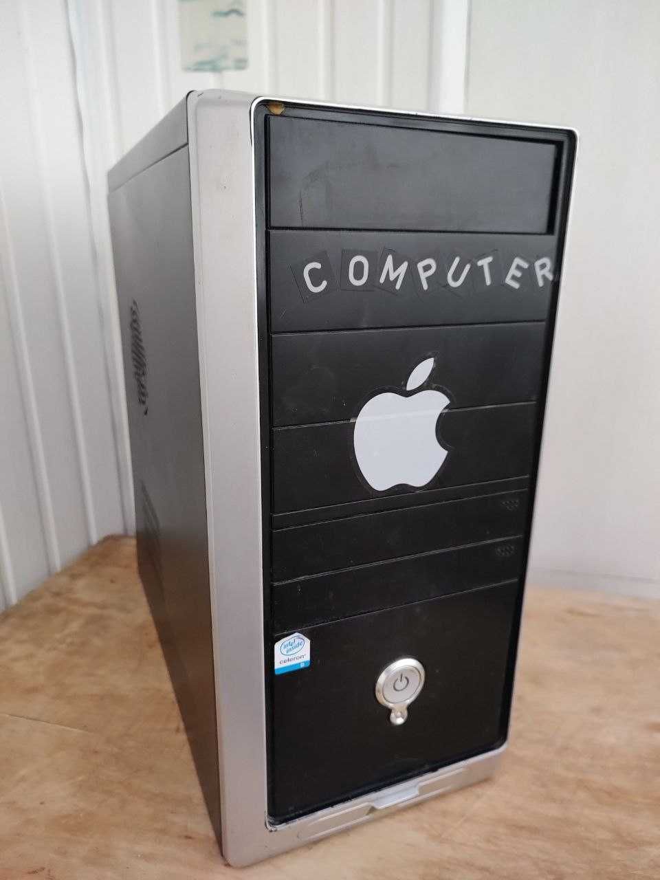 Корпус чорний для пк комп'ютеру desktop case standard atx