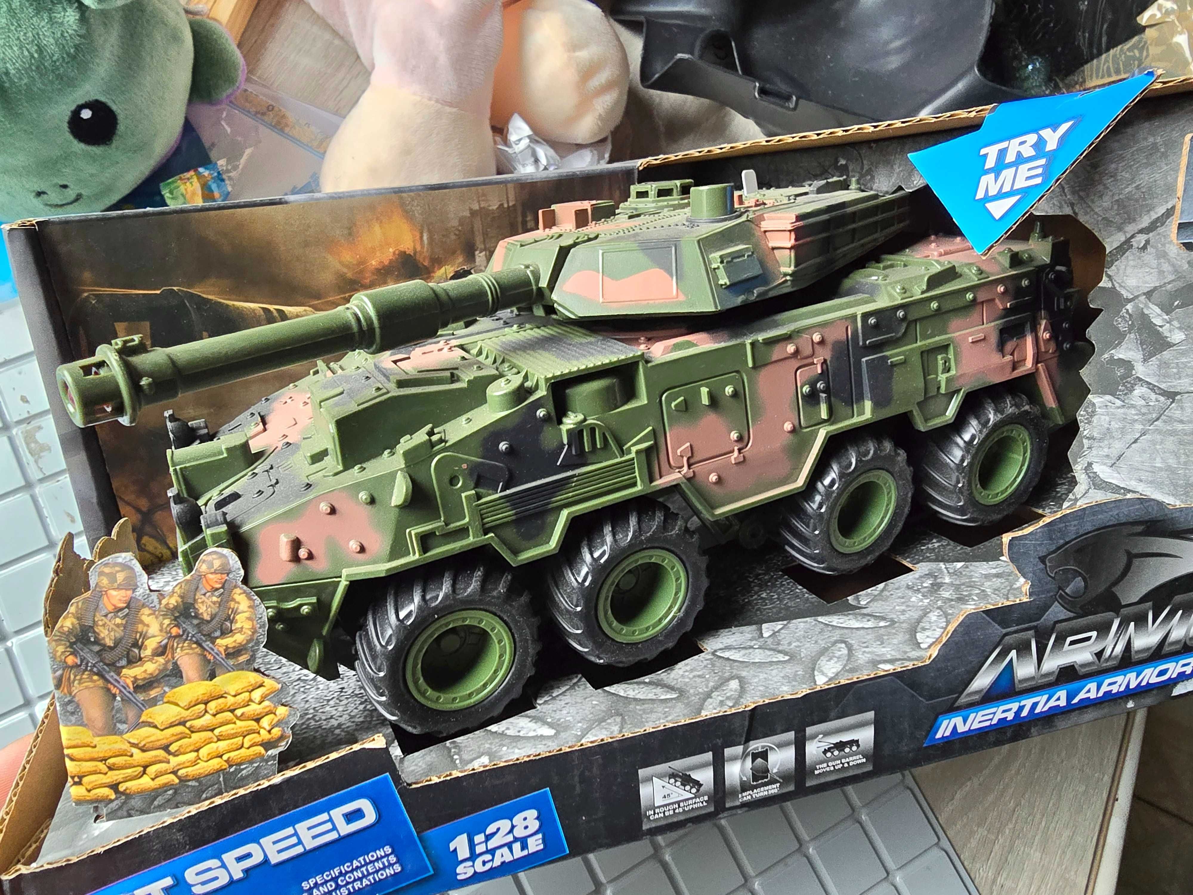 Pojazd wojskowy zabawka dźwięk światło nowy wóz piechoty