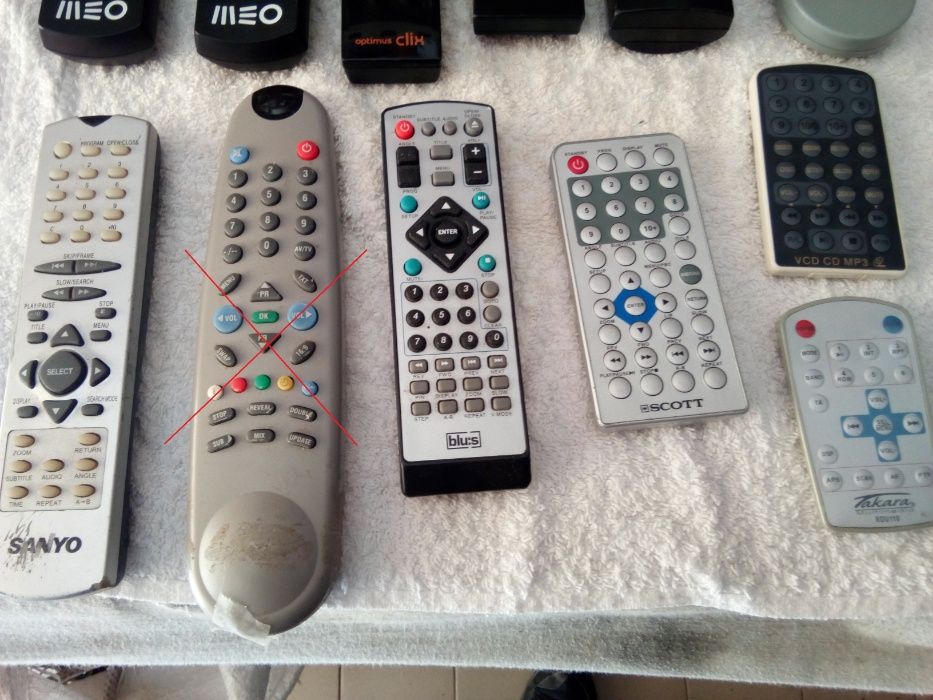 Comandos de tv/ dvd