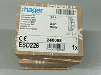 Contactor Hager ESD226 / ESC226 / ESD241 / ESC425 / ESD426