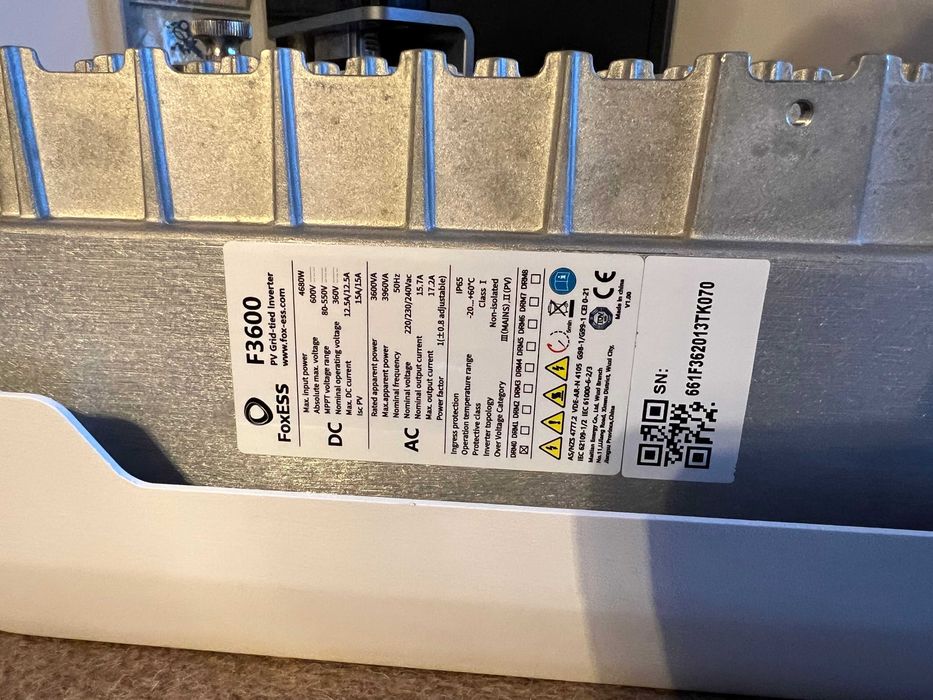 Falownik jednofazowy FoxESS F3600  3.0 – 6.0kW.