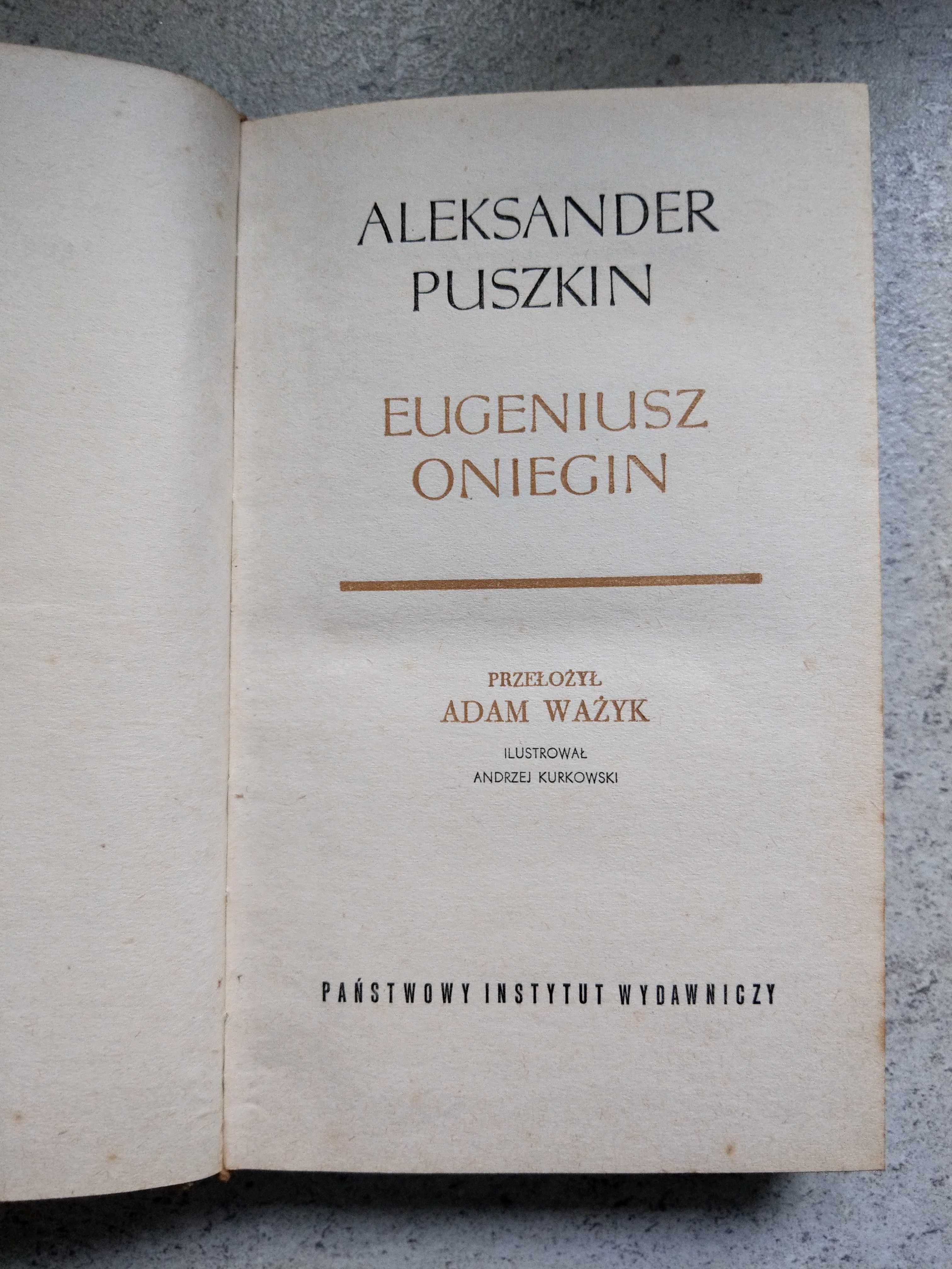 "Eugeniusz Oniegin" - Aleksander Puszkin