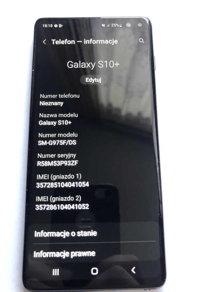 Samsung S10+ 128gb