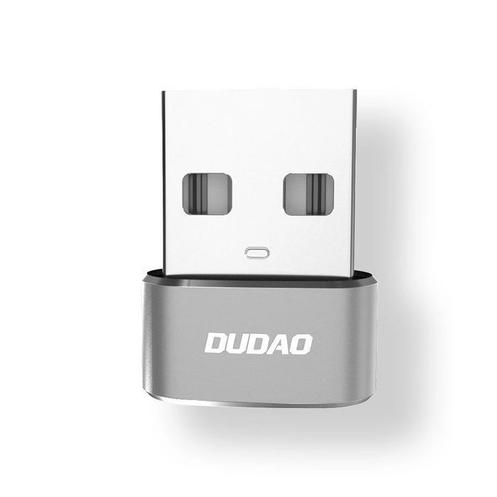 Dudao adapter przejściówka ze złącza USB Type-C na USB czarny