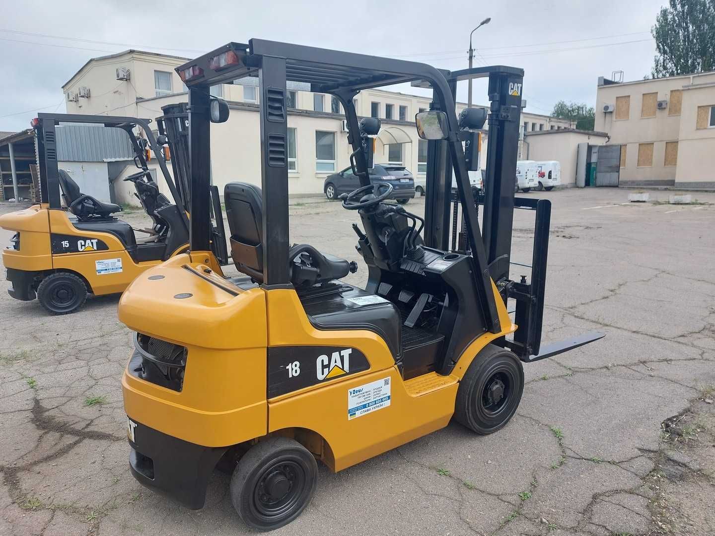 Оренда вилочного навантажувача від 1 міс б/у CAT DP18NT дизельний