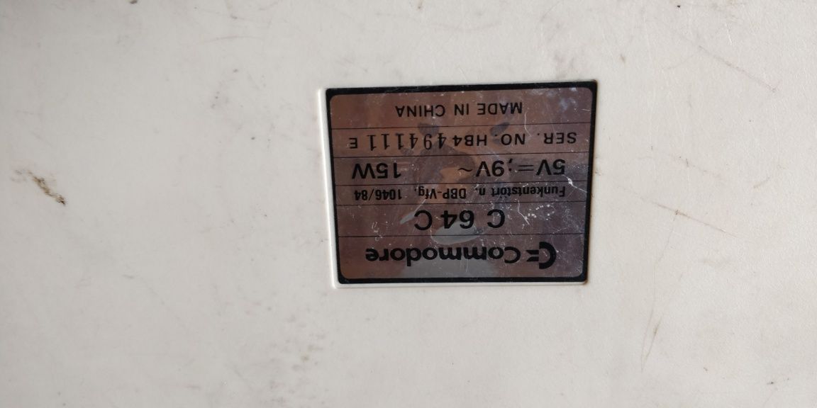 Commodore 64 komputer prl