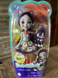 Нова лялька Enchantimals, киця з тваринкою, Mattel