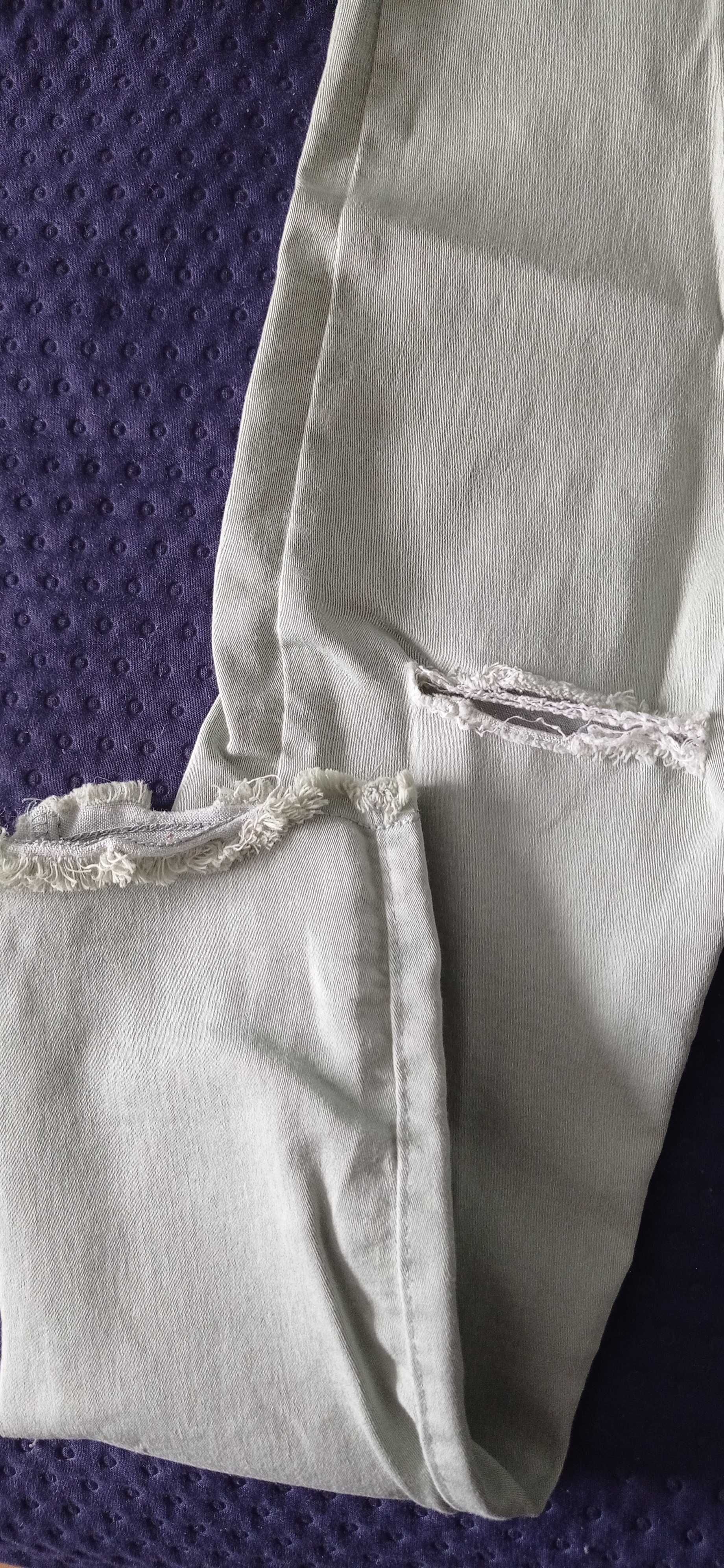 ZARA, r.164, 13/14 l. Pistacja, regulacja w pasie.