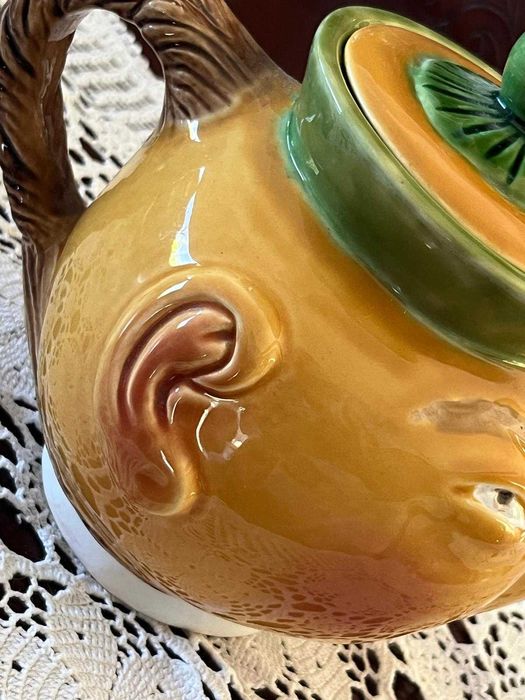 Bule Arte Bordalo Caldas Cabeça de Chinês