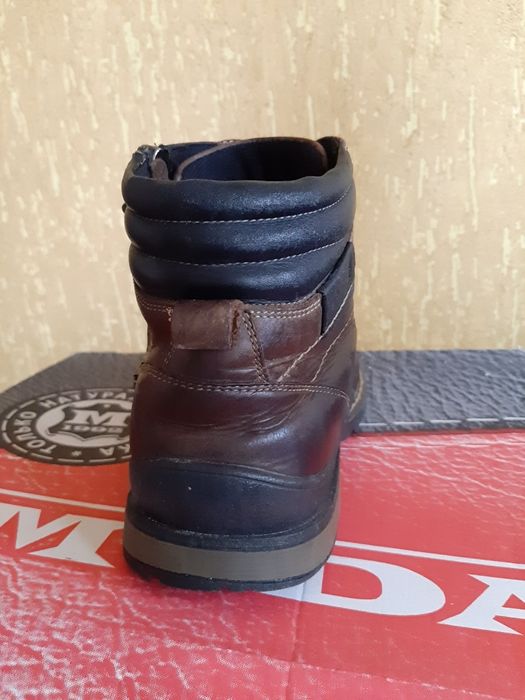 Ботинки мужские зимние кожаные