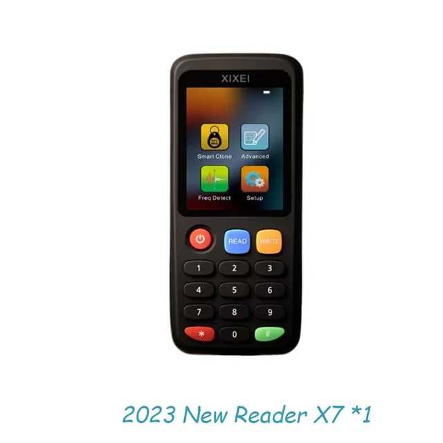 Czytnik programator kart XIXEI X7 NFC RFID duplikator kart brelok tag
