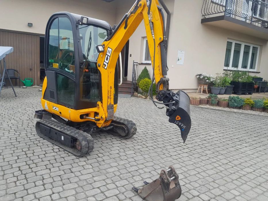 JCB 8018 2017r. 1490mtg  koparka mini koparka gąsienicowa, łyżka hydrauliczna skandynawska.