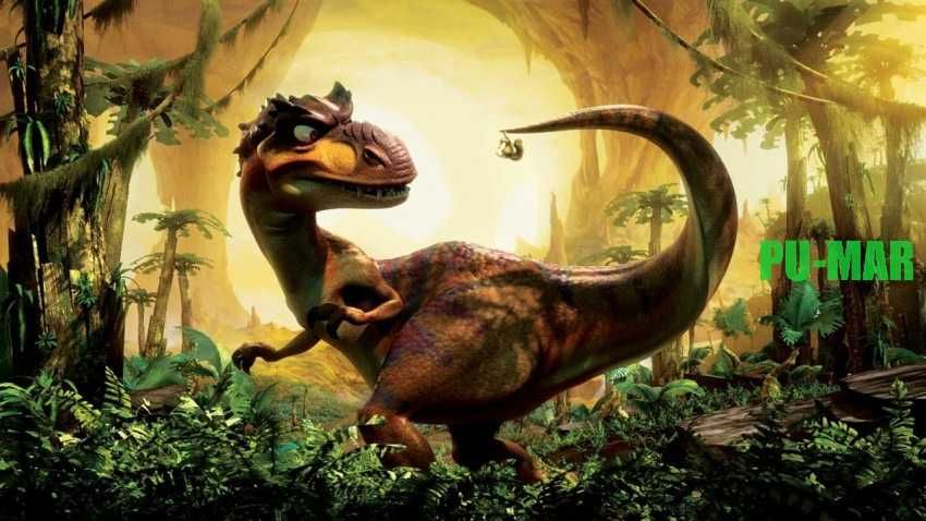 Opłatek na tort Urodziny Dinozaur Format A4