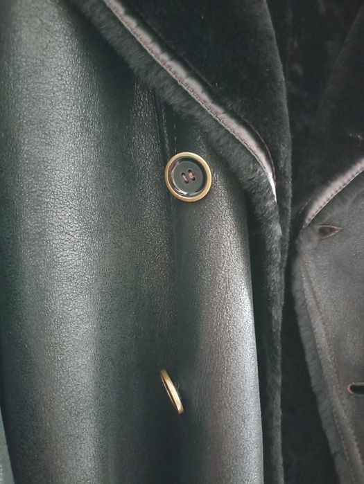 Натуральна чоловіча дублянка/Нова