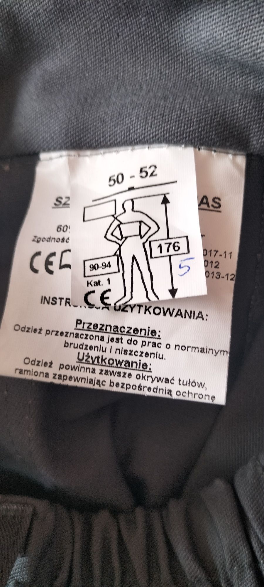 Nowe spodnie robocze  Szwed spodnie pas wzr.176 L- + gratis używane