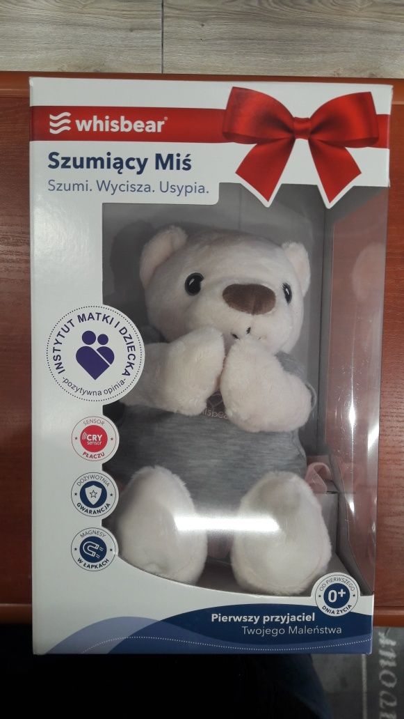 Szumiący miś firmy whisbear