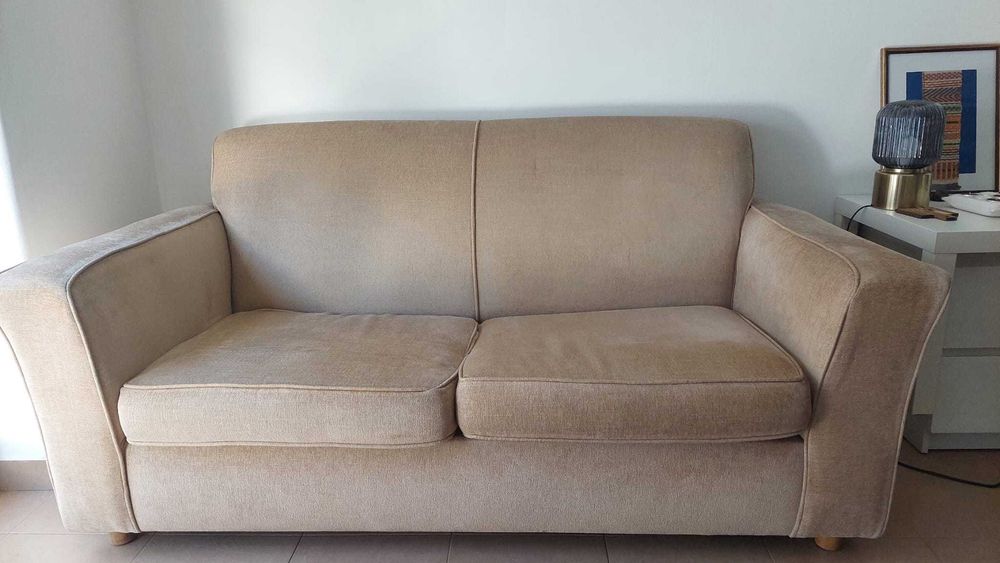 Sofá-cama, 3 lugares, impecável
