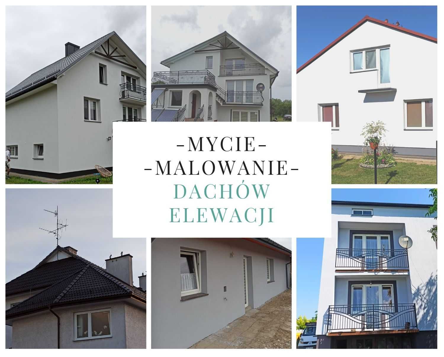 Malowanie, mycie elewacji, dachów budynków - LUBLIN