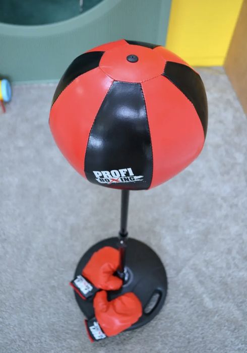 Набір для боксу Дитяча груша Груша на стійці 80-110см Дитячий набір