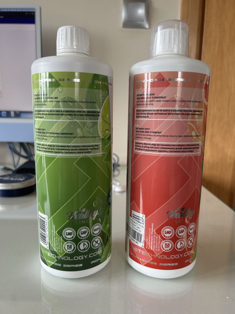 Zestaw 2 op. IHS Iron Drink zero 1l