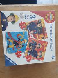 Puzzle 3 w 1. Strażak Sam. Ravensburger.