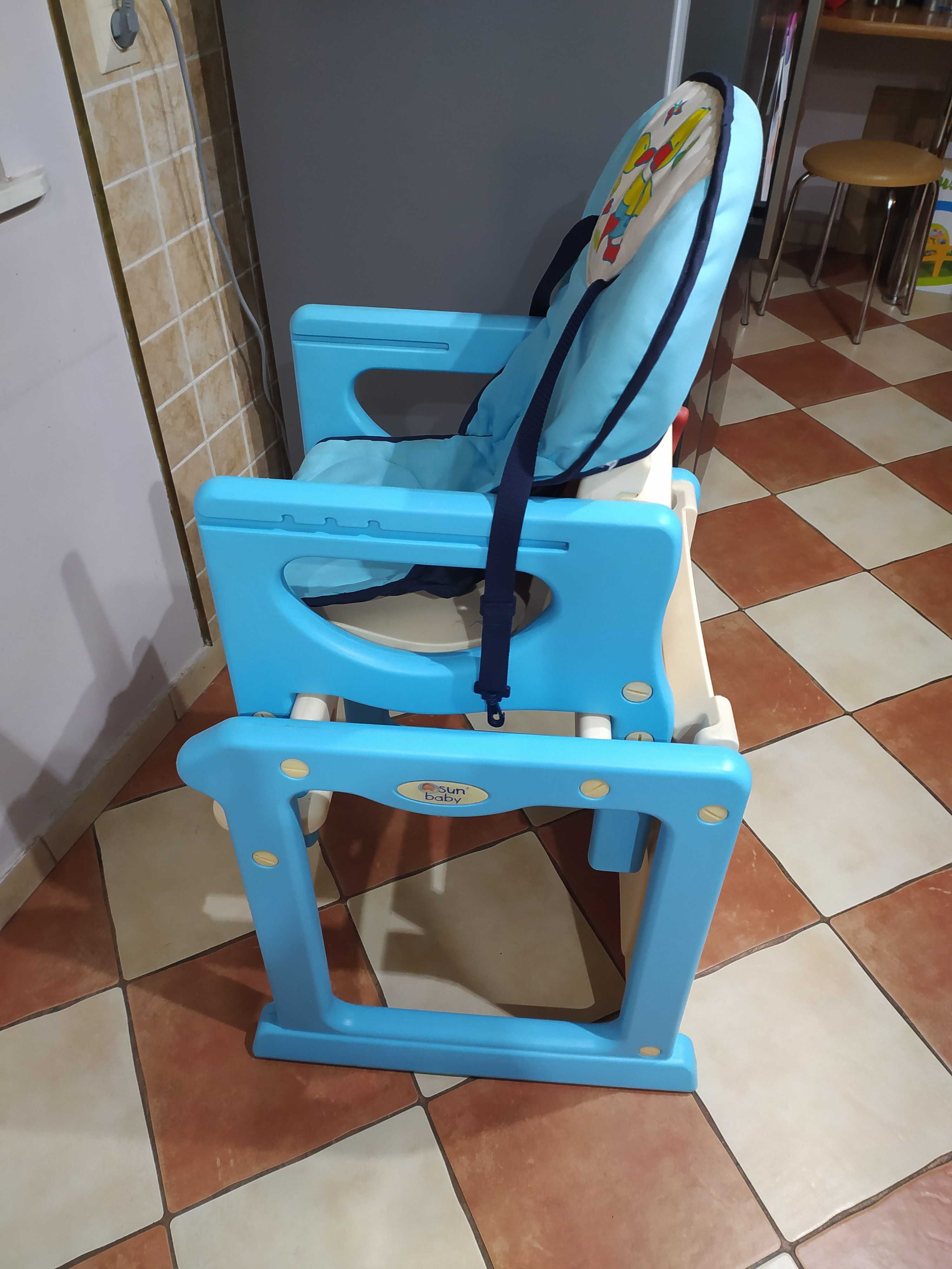 Krzesło ze stolikiem Sun Baby od maluszka po wieksze dziecko