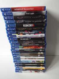 GRY PS4 najlepsze tytuły FARMA Horizon Infamous GTA inne gry ps4 ps5