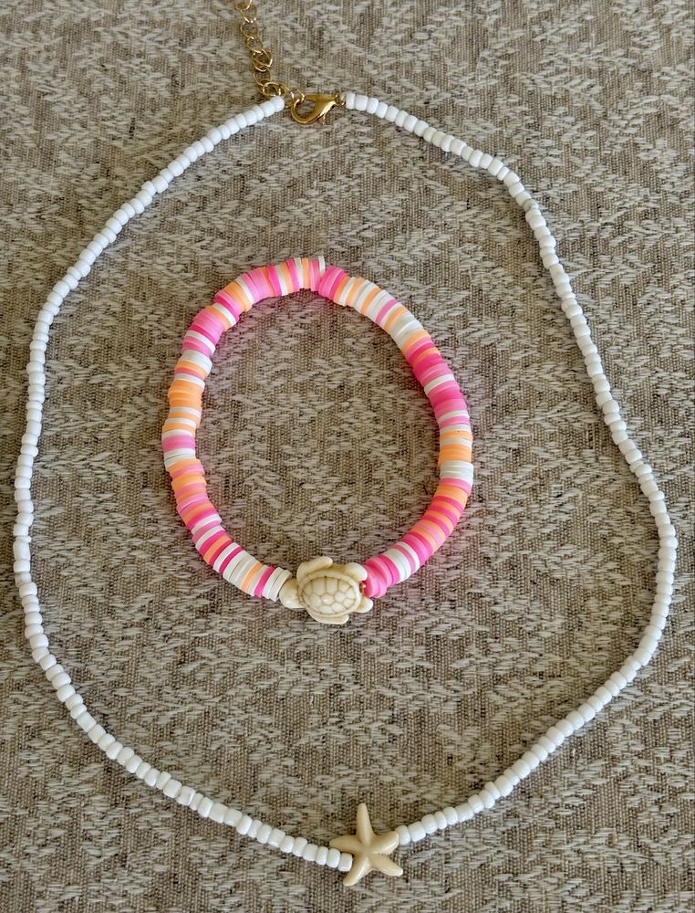 Colar e pulseira