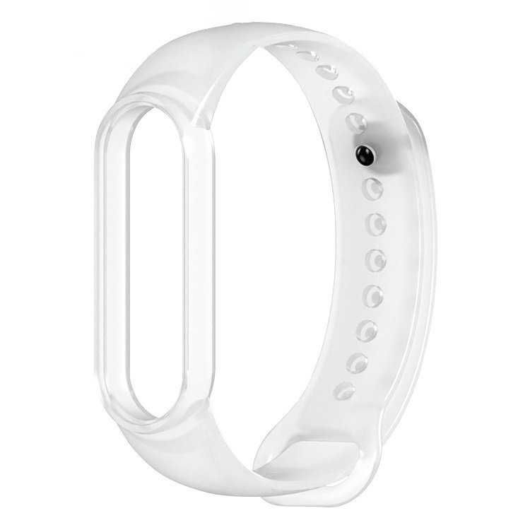 Opaska do Xiaomi Mi Band 5 / 6 Transparent White