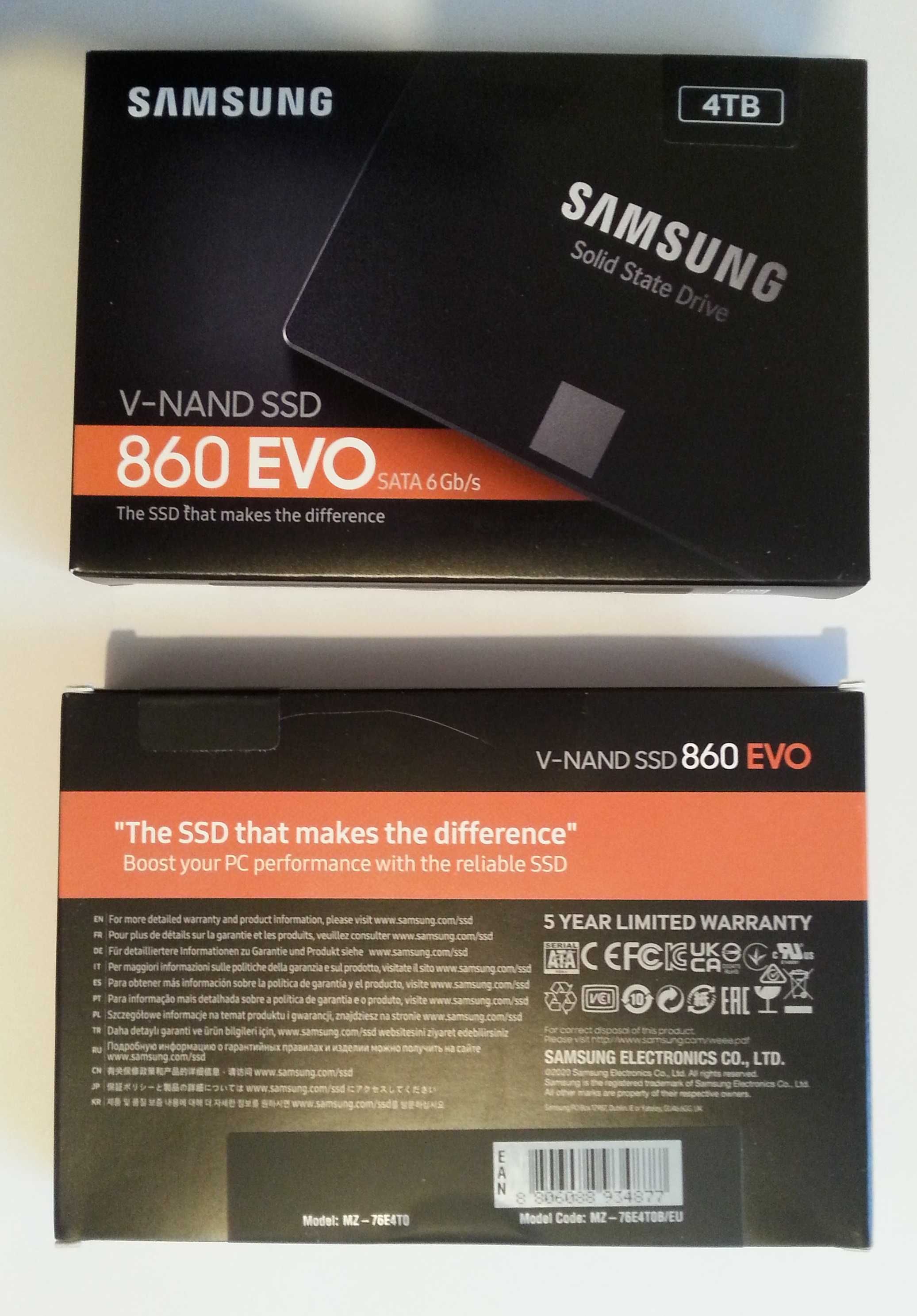 Samsung,nowy,zapakowany-dysk ssd 860 evo-1TB.Oraz inne modele