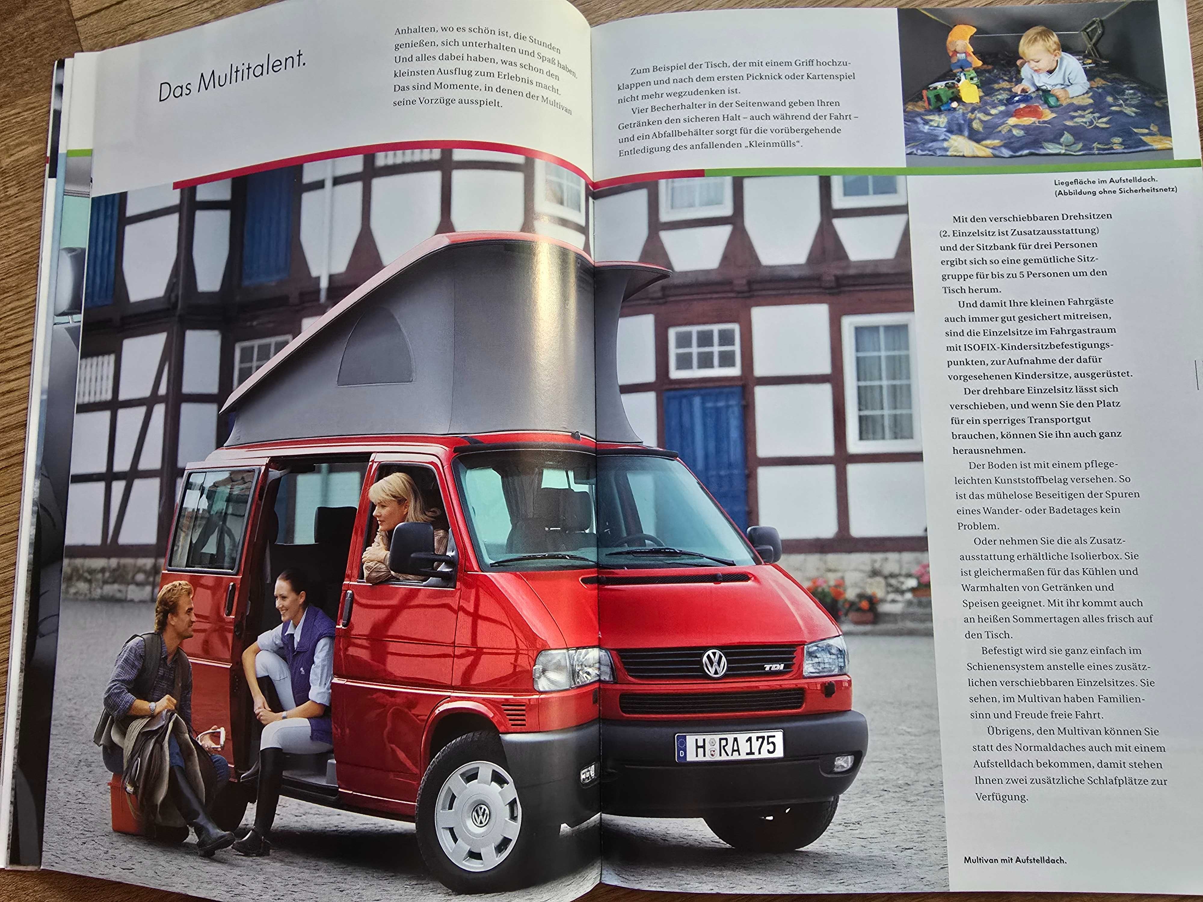 Prospekt VW T4 Multivan