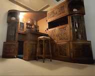 Garrafeira em madeira para sala