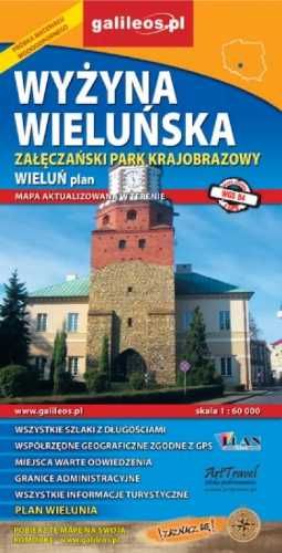 Mapa turystyczna - Wyżyna Wieluńska 1:60 000 - praca zbiorowa