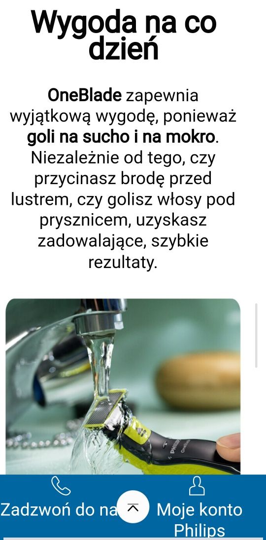 Golarka hybrydowa Philips OneBlade okazja!
