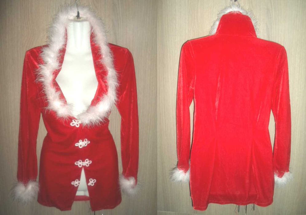 Эротический костюм Санта медсестра горничная разм S/M/L/3XL