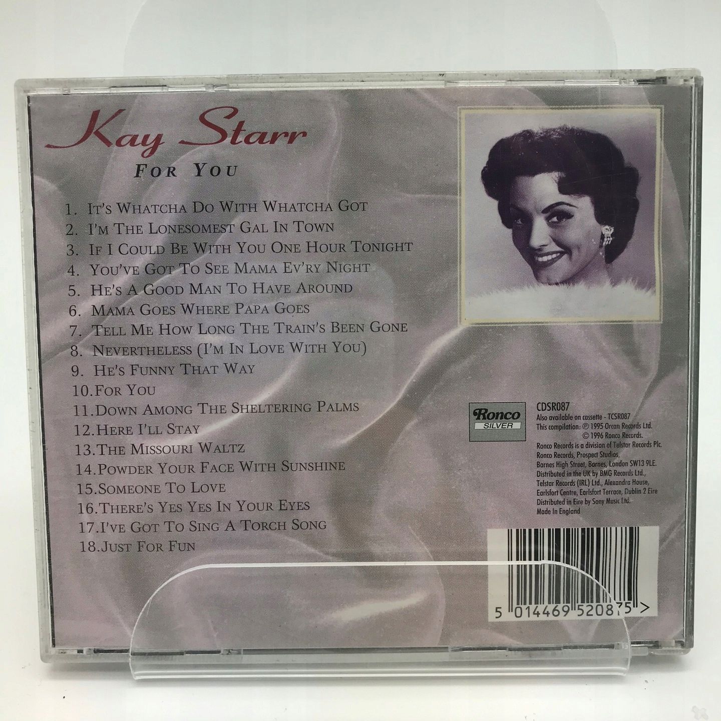 Cd - Kay Starr - For You