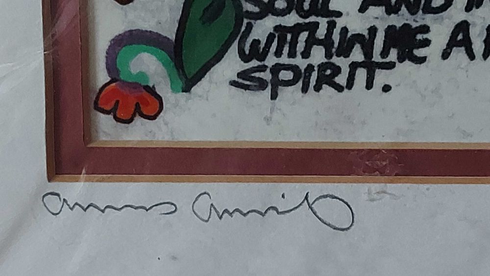 Amos Amit – „Blessing the Physician” (batik, edycja limitowana)