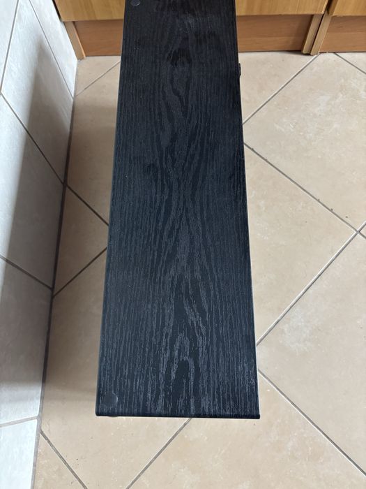 Półka regał na plyty czarny wiszący