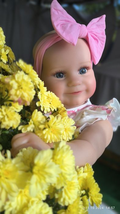 Реборн 3д Медди Reborn 3d Maddy 60/65см кукла лялька